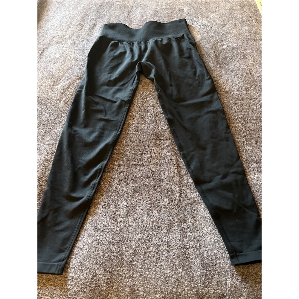 Halara High Waisted Scrunch Butt Seamless Leggings Black Size S Nylon Blend